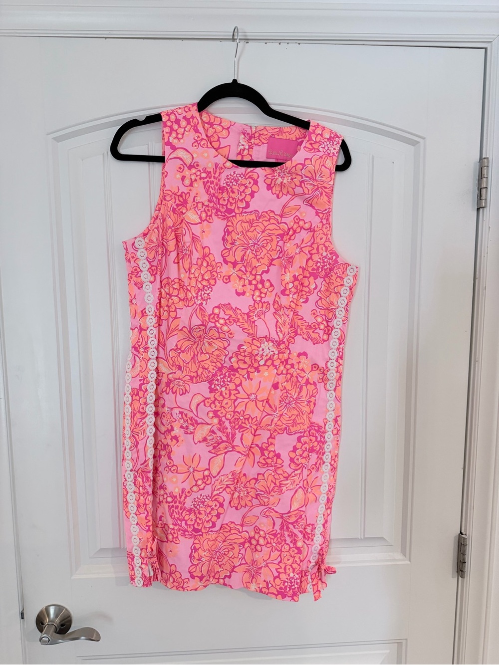 Lilly Pulitzer Pink & Coral Floral Shift Dress